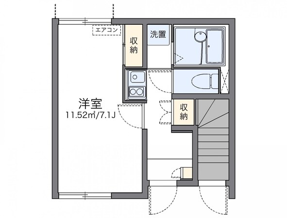 レオネクスト大杉の物件間取画像